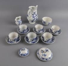 Meissen Zwiebelmuster Mokkaservice: - Tischlein deck dich ...