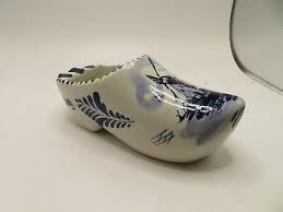 Delft Blue Holland Dutch Clog Shoe Ashtray Hand Painted ...