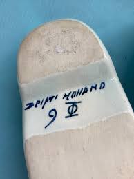 1960s Dutch Blue and White Ceramic Clogs - Etsy