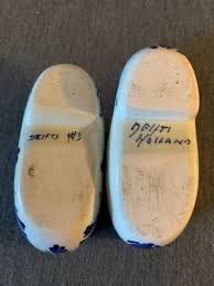 Vintage Souvenir Hand Painted Delft Blue Small Dutch Clog ...