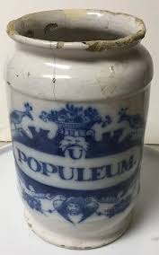 ANTIQUE 18th CENTURY HAND PAINTED FAIENCE APOTHECARY ...