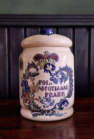 Antique Handpainted Apothecary Lidded Jar - Etsy