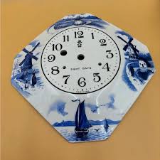 Vintage | Wall Decor | Vintage Miller 8 Day Clock Blue And ...