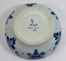 Vintage 3 Slot Delft Floral Design Ashtray ~ Signed | eBay