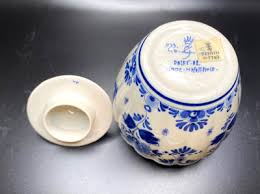 NIB* BEAUTIFUL FLAWLESS ZENITH HOLLAND DELFT BLUE JAR #1133 | eBay