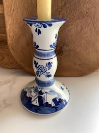 Delft Candlestick – Fable Home Market