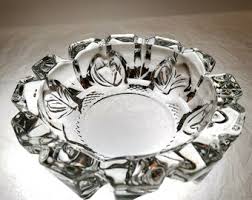 Glass Ashtray 1970s - Etsy