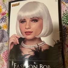 Hair | White Short Bangs Hair Wig | Poshmark