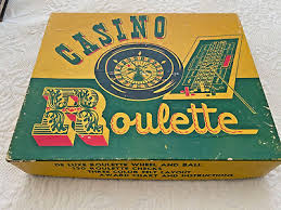 Vintage Casino Roulette Set- No. 126 H.B aron Company | eBay