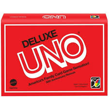 Vintage UNO Deluxe Card Game - Classic Fun for 2-10 Players ...