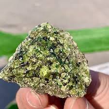 57G Natural and rare beautiful museum grade olive green olivine crystal | eBay