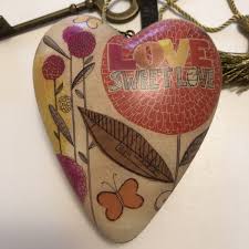 Studio by Demdaco Art Heart LOVE SWEET LOVE Sculpture Susan ...