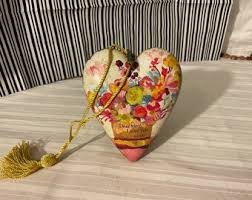 Vintage Art Heart Keepsake: Floral Mom Gift by Kimberly ...