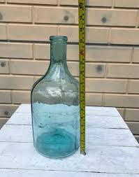 Retro Green Glass Jar 5L. Vintage Soviet Large Glass Bottle ...