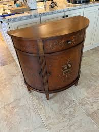 Ethan Allen Demilune Accent Cabinet | eBay