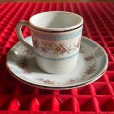 LEART | Dining | A Leart Minerature Floral Teacup And Saucer | Poshmark