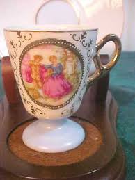 Exquisite Mid-Century Victorian Designed Demitasse Cup & Saucer | eBay