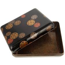 1920s Large Japanese Maki-E Lacquer Box With Creeping Wood ...