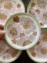 Set of Seven (7) English Lavender Stoneware 6 5/8” Plates by Denby - Etsy