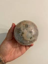 Stunning Rare Druzy Pastel Flower Agate Pink Amethyst Sphere ...