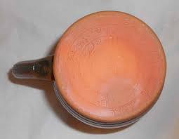 1947 Russell Stahl Redware Small Pitcher Glazed Brown Colored Line Dec – Giamer Antiques and Collectibles