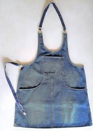 Universal Denim Aprons. Unisex gift. Barbecue/ Garden/Kitchen Apron — GLEZANT designer goods store.