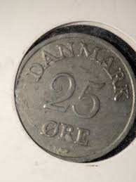 Denmark 25 Ore Coin, 1958 Circulated | eBay
