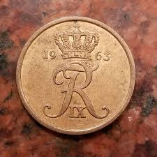 1963 DENMARK 5 ORE COIN - #B0080 | eBay