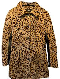 H&M RARE LEOPARD JACKET/COAT W/REMOVEABLE BELT SIZE 8 PRE ...