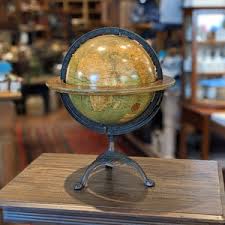 Rare Antique Moyer 12 Inch Terrestrial Desk Globe With Rings, Office, Home, Decor, Travel, World Map, Collectable, Gift - Etsy Canada