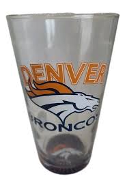 Vintage NFL Collectible 1988 Denver Broncos Drinking Glass ...