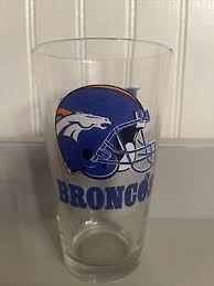 922 - DENVER BRONCOS NFL FOOTBALL LITE BEER GLASS, TUMBLER ...