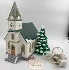 Dept 56 Snow Village All Saints Church w/Light & Box 5070-9 ...