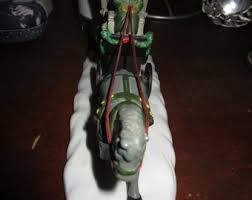 1989 Dept 56 Man Woman Child Riding in Horse Drawn Carriage ...
