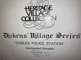 Vintage Dept 56 55832, Dept 56 Cobles Police Station ...