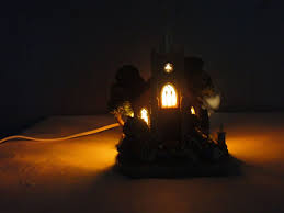 Thomas Kinkade Lamplight Hawthorne Village Windermer Church ...