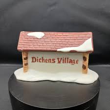 Department 56 Dickens Village Sign: Porcelain Christmas ...
