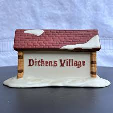Dept 56 Dickens Village Sign Christmas Village... | Depop