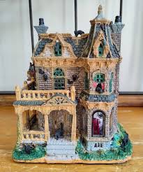 Lemax Spooky Town "withered Mansion" Lighted & Sound House ...