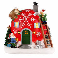 Carole Towne Polyresin LED Ornament House (7.8 in) Delivery ...