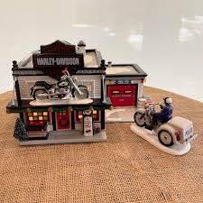 Department 56 Harley Davidson Motorcycle Shop, 1996 ...