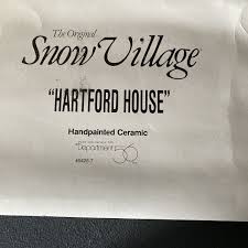 Snow Village Department 56 "Hartford House" #5426-7 NIB | eBay