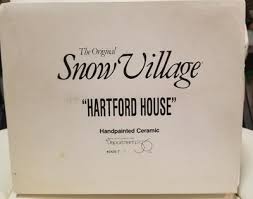 Dept 56 HARTFORD HOUSE; MIB; w/Box, Light & Tag; #54267 ...