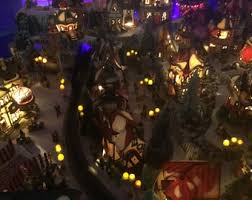 Christmas Village Display Platform Huge 4x8' With Train Track ...