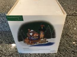 Dept 56 Dickens Village Blinking Lighthouse Lynton Point Tower 1999 Christmas | eBay