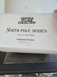 Department 56 Hall of Records North Pole Series | eBay