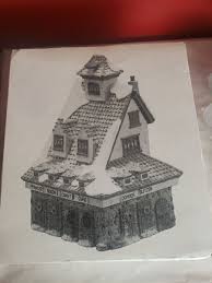 Dept 56 North Pole Series Reindeer Barn #5601-4 w/ Original ...