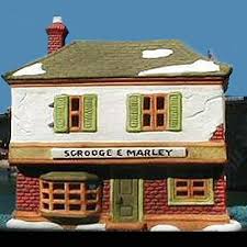 Department 56 Scrooge & Marley Counting House Lighted