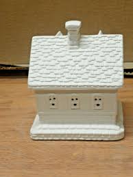 C-0609 Watch Maker & Shoe Maker Village House Ceramic Bisque ...