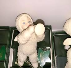 Lot of 3 Department 56 Snowbabies "noel" Bisque Angel ...